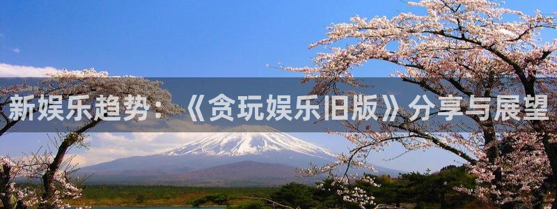 庄闲和游戏官网：新娱乐趋势：《贪玩娱乐旧版》分享与展望